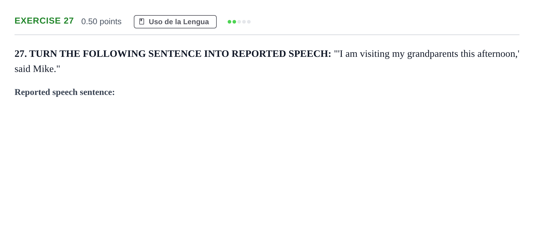 Enunciado: Problema 27 · Inglés PAU Andalucía Extraordinaria Titular (Admisión) 2024