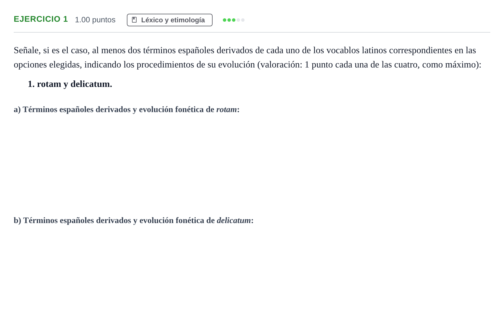 Enunciado: Problema 1 · Latín II PAU Andalucía Ordinaria Suplente 2024