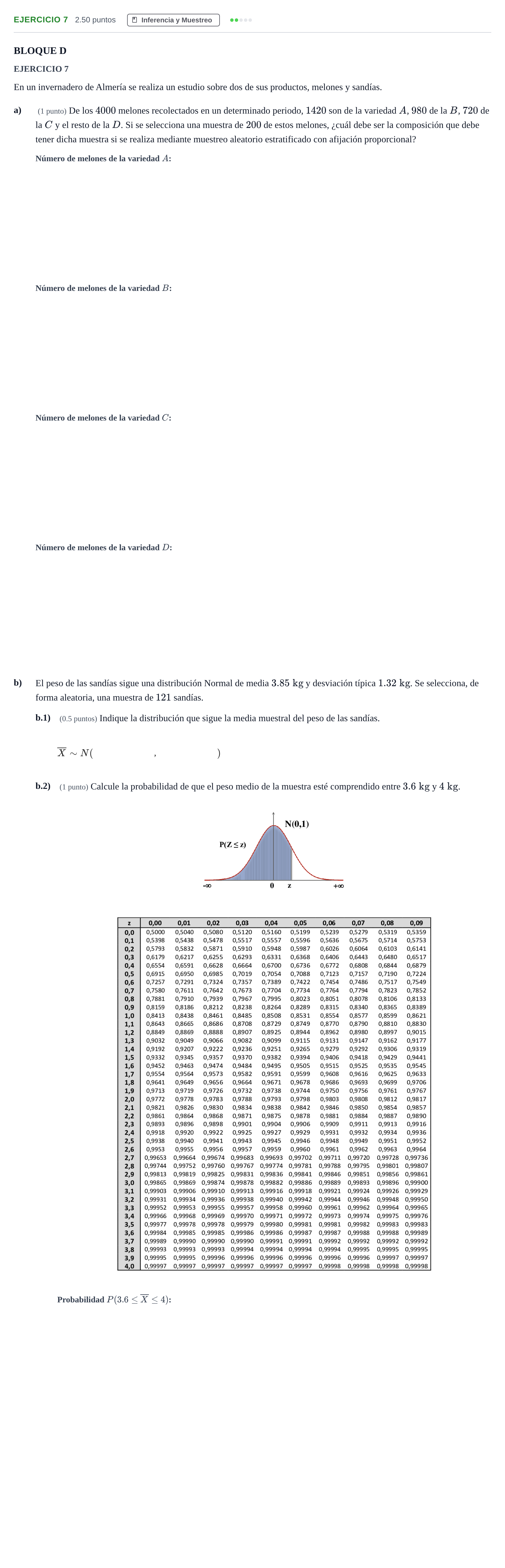 Enunciado: Problema 7 · Matemáticas aplicadas a las Ciencias Sociales II PAU Andalucía Extraordinaria Reserva 2024