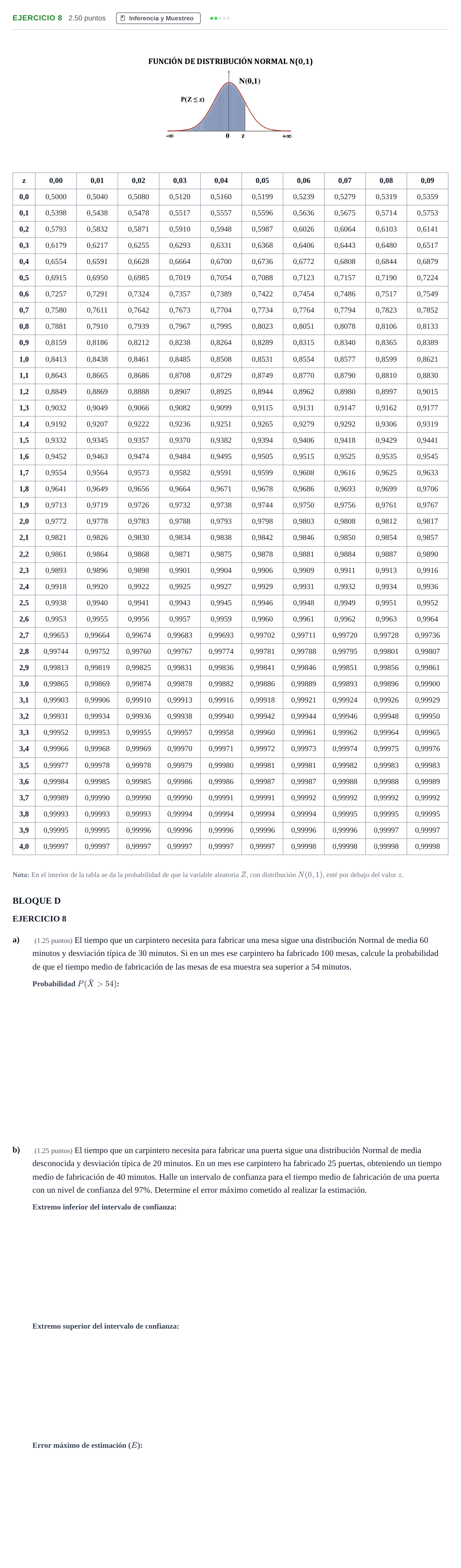 Enunciado: Ejercicio 8 · Matemáticas aplicadas a las Ciencias Sociales II PAU Andalucía Extraordinaria Suplente 2024