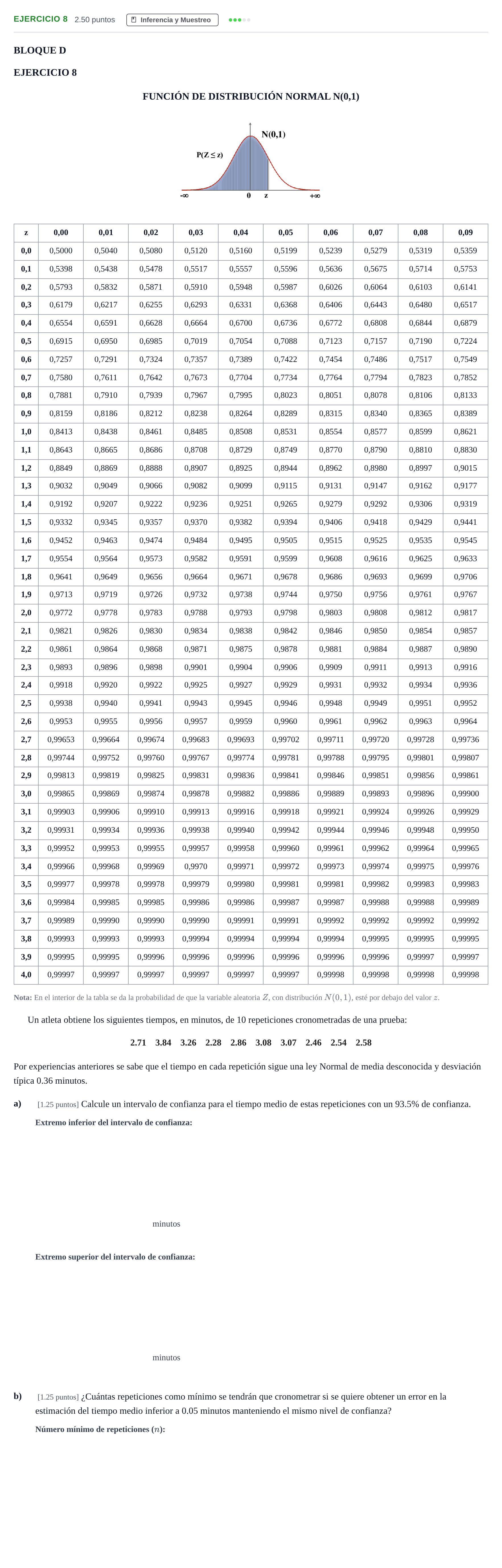 Enunciado: Ejercicio 8 · Matemáticas aplicadas a las Ciencias Sociales II PAU Andalucía Ordinaria Suplente 2024