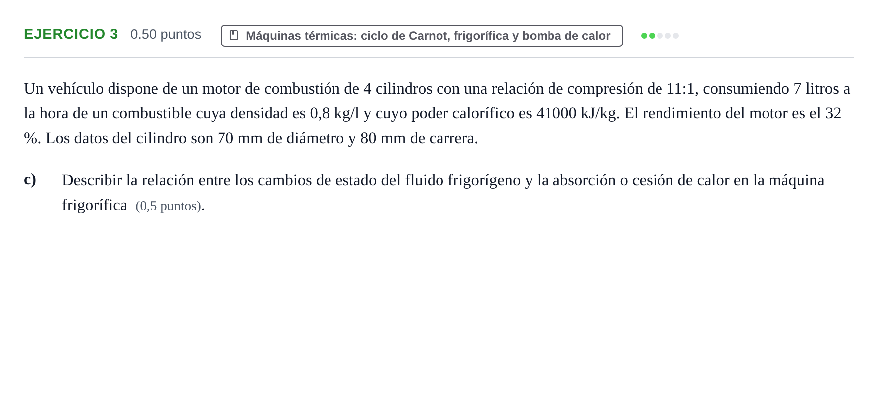 Enunciado: Ejercicio 3 - Máquinas térmicas: ciclo de Carnot,… · Tecnología e Ingeniería II PAU Andalucía Extraordinaria Titular 2024