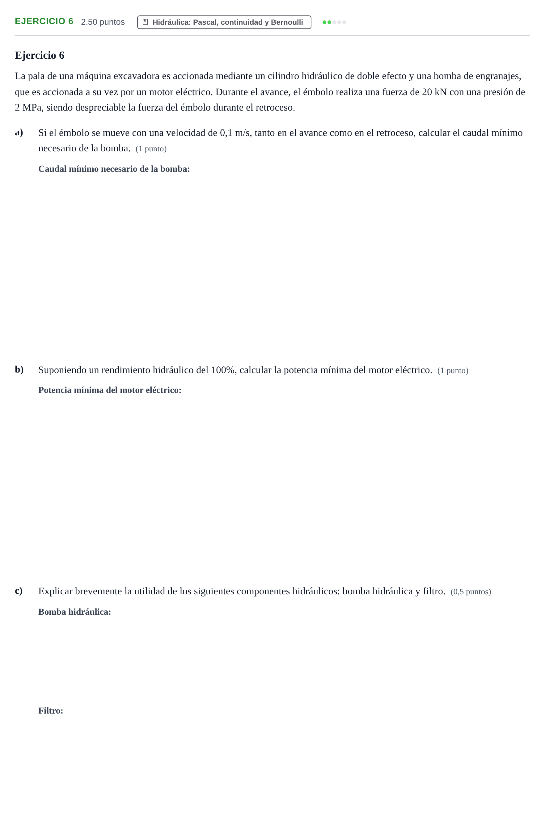 Enunciado: Ejercicio 6 · Tecnología e Ingeniería II PAU Andalucía Ordinaria Reserva 2024