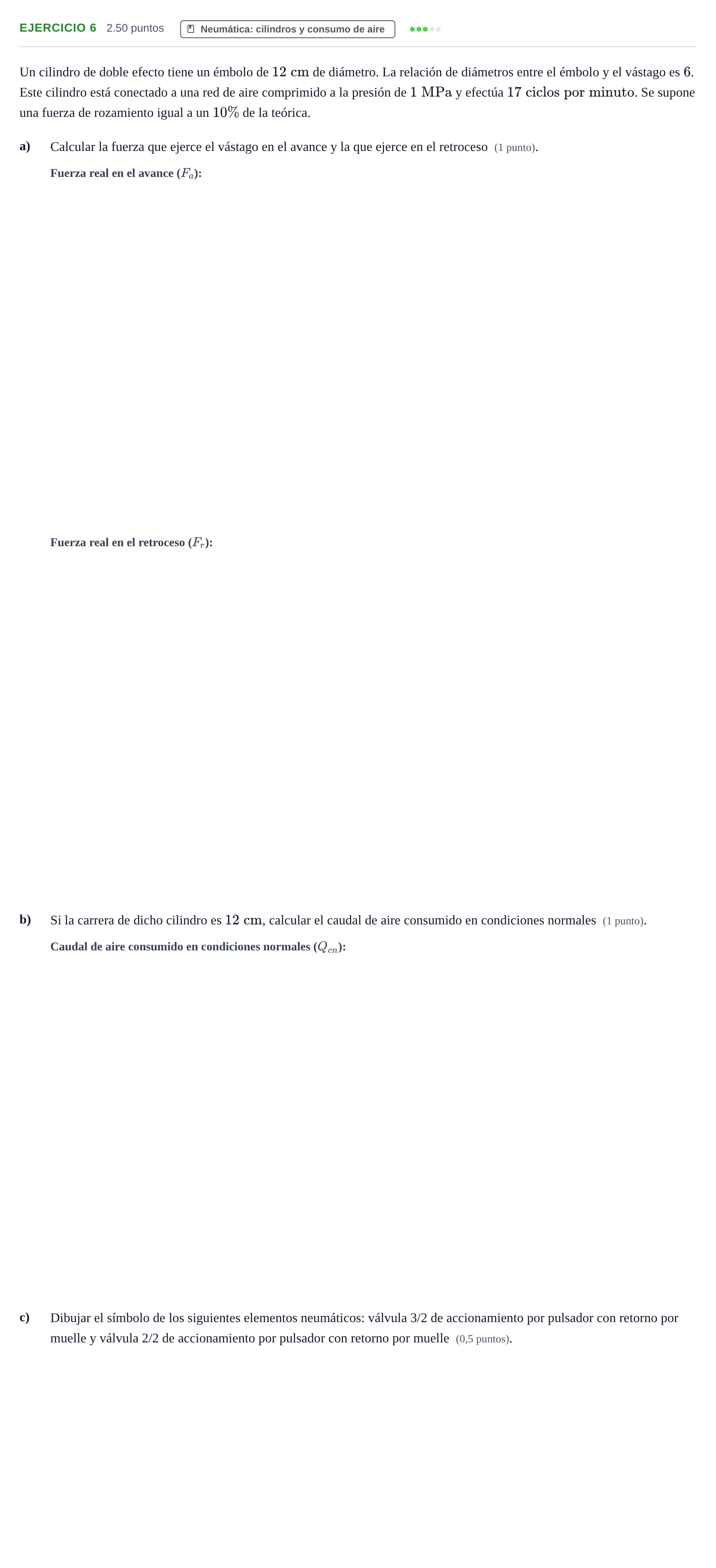 Enunciado: Ejercicio 6 · Tecnología e Ingeniería II PAU Andalucía Ordinaria Suplente 2024