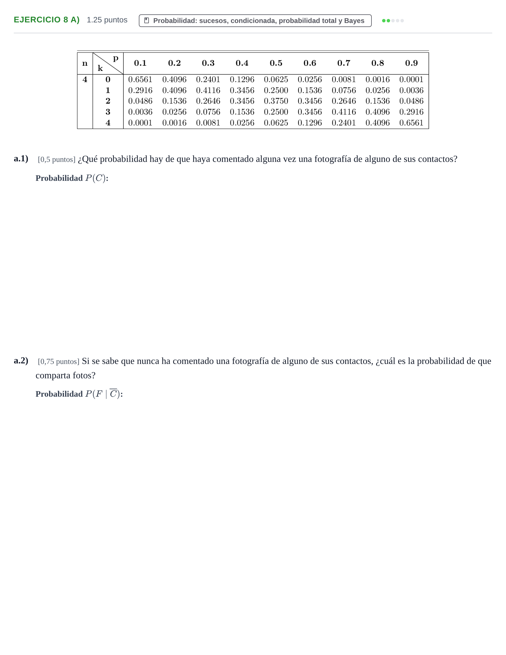 Enunciado: Ejercicio 8 a) · Matemáticas II PAU Castilla-La Mancha Ordinaria 2021