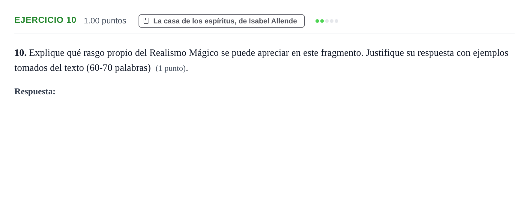 Enunciado: Problema 10 · Lengua Castellana y Literatura II PAU Navarra Ordinaria 2026