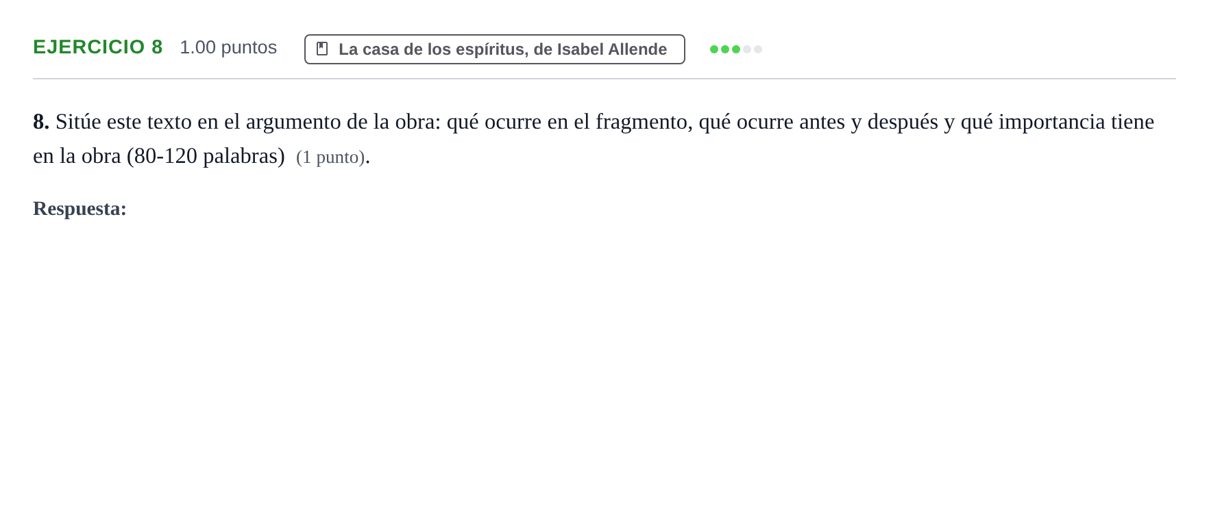 Enunciado: Problema 8 · Lengua Castellana y Literatura II PAU Navarra Ordinaria 2026