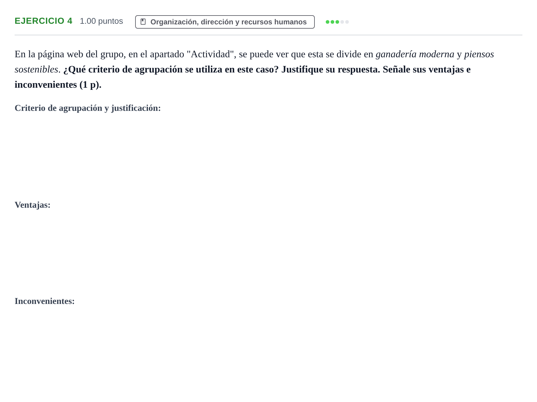 Enunciado: Problema 4 · Empresa y Diseño de Modelos de Negocio PAU Murcia Ordinaria 2026
