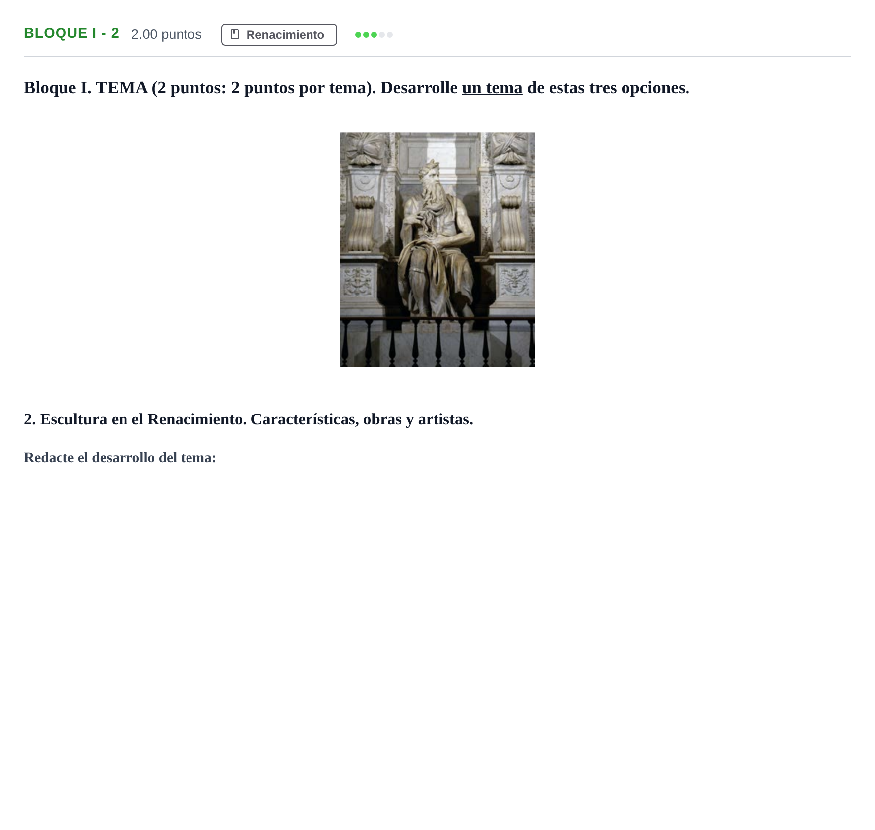 Enunciado: Bloque I - 2 · Fundamentos Artísticos PAU Murcia Ordinaria 2026