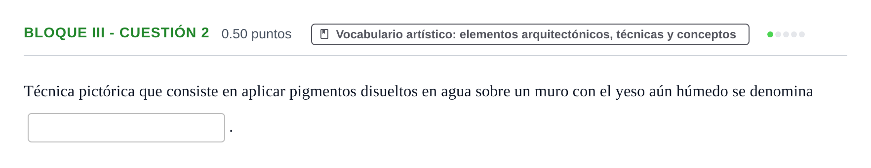 Enunciado: Bloque III - Cuestión 2 · Fundamentos Artísticos PAU Murcia Ordinaria 2026