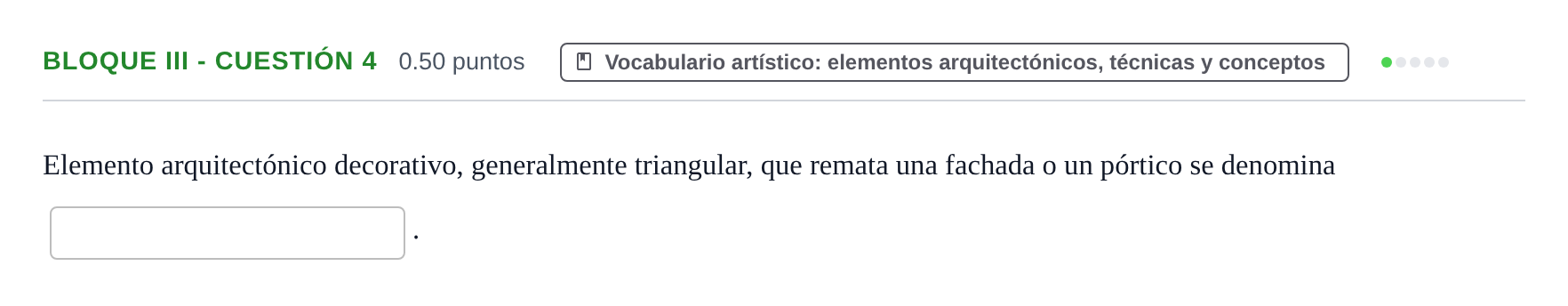 Enunciado: Bloque III - Cuestión 4 · Fundamentos Artísticos PAU Murcia Ordinaria 2026