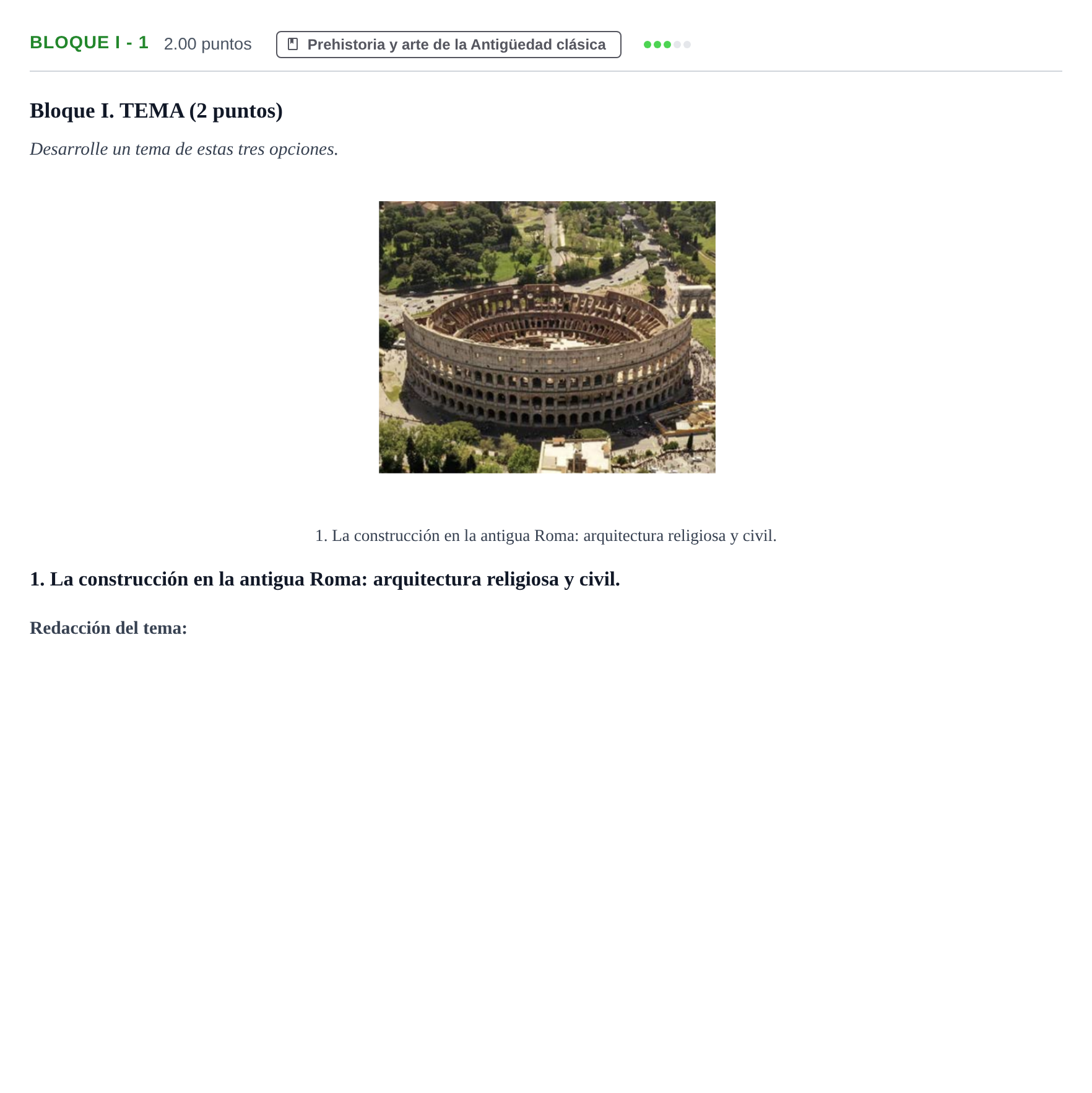 Enunciado: Bloque I - 1 · Fundamentos Artísticos PAU Murcia Ordinaria 2026