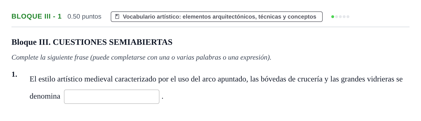 Enunciado: Bloque III - 1 · Fundamentos Artísticos PAU Murcia Ordinaria 2026
