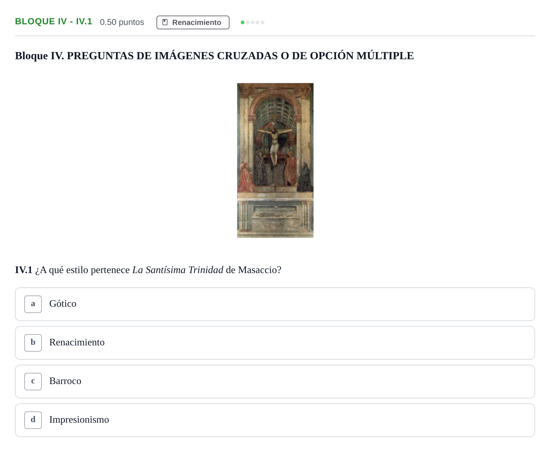 Enunciado: Bloque IV - IV.1 · Fundamentos Artísticos PAU Murcia Ordinaria 2026