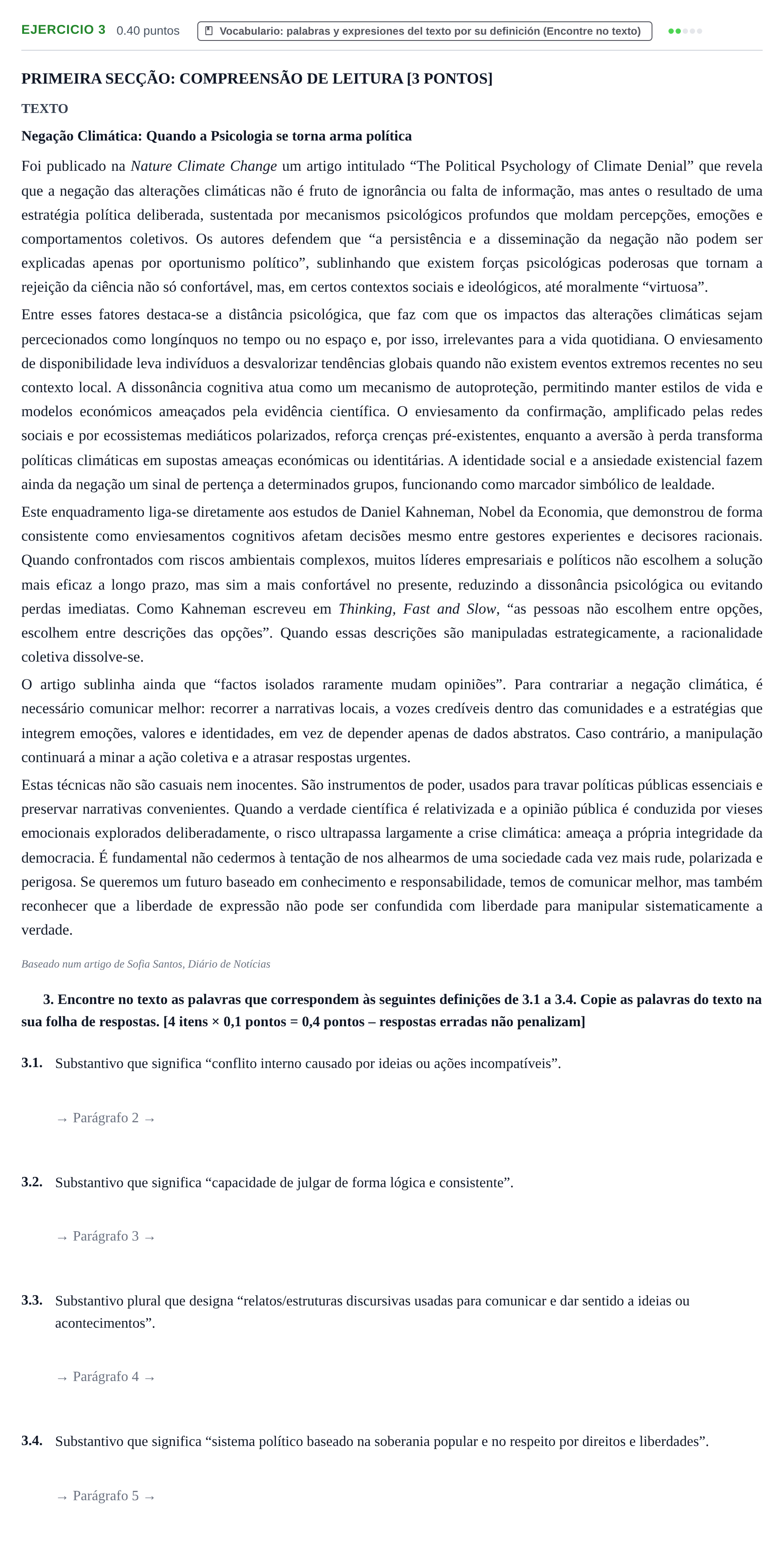 Enunciado: Problema 3 · Portugués PAU Murcia Ordinaria 2026