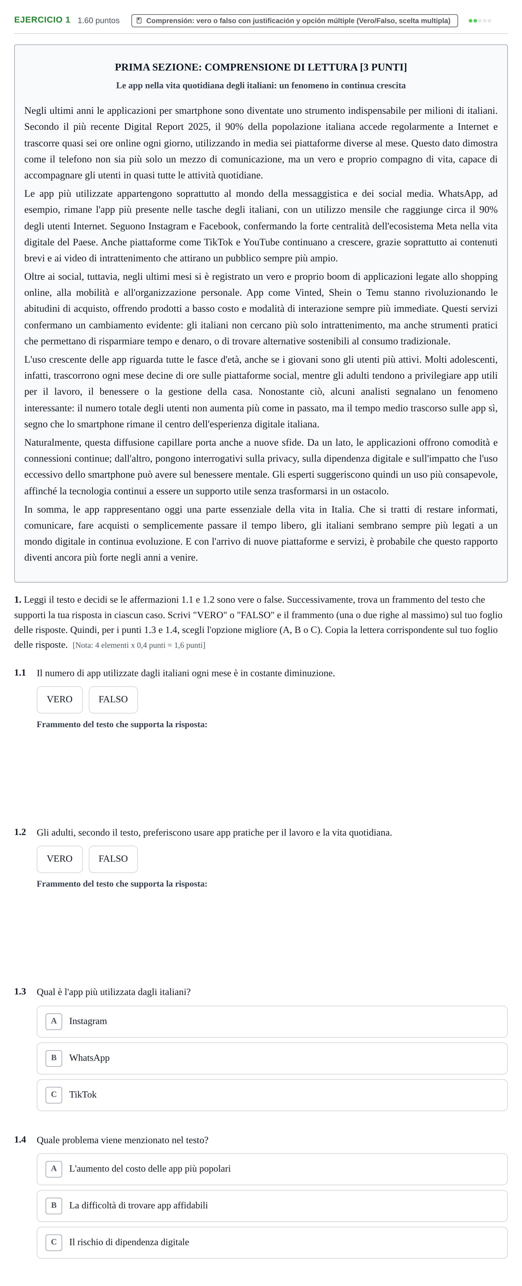 Enunciado: Problema 1 · Italiano PAU Murcia Extraordinaria 2026