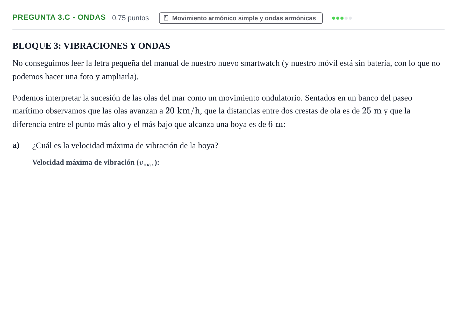 Enunciado: Pregunta 3.C - Ondas · Física PAU Navarra Extraordinaria 2025