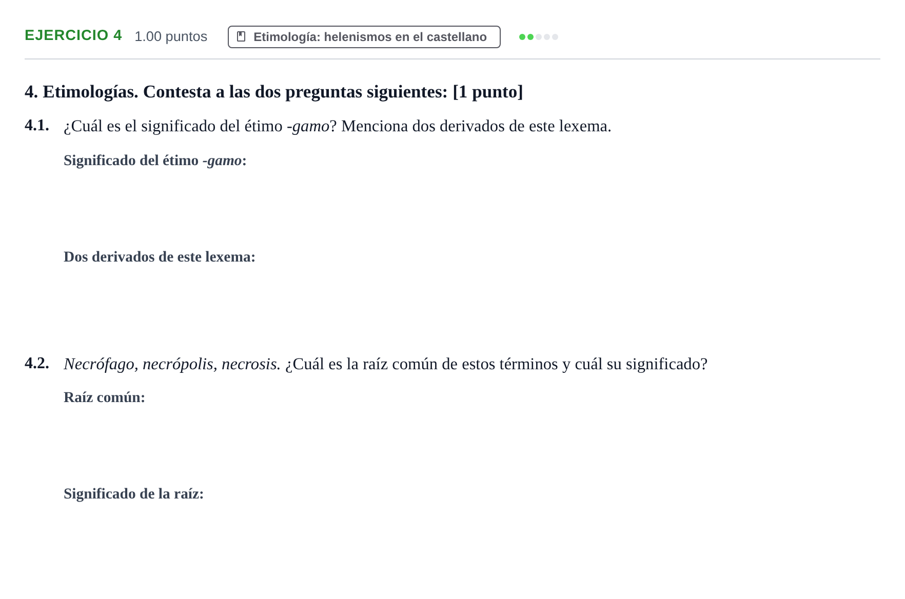 Enunciado: Problema 4 · Griego II PAU Navarra Extraordinaria 2025