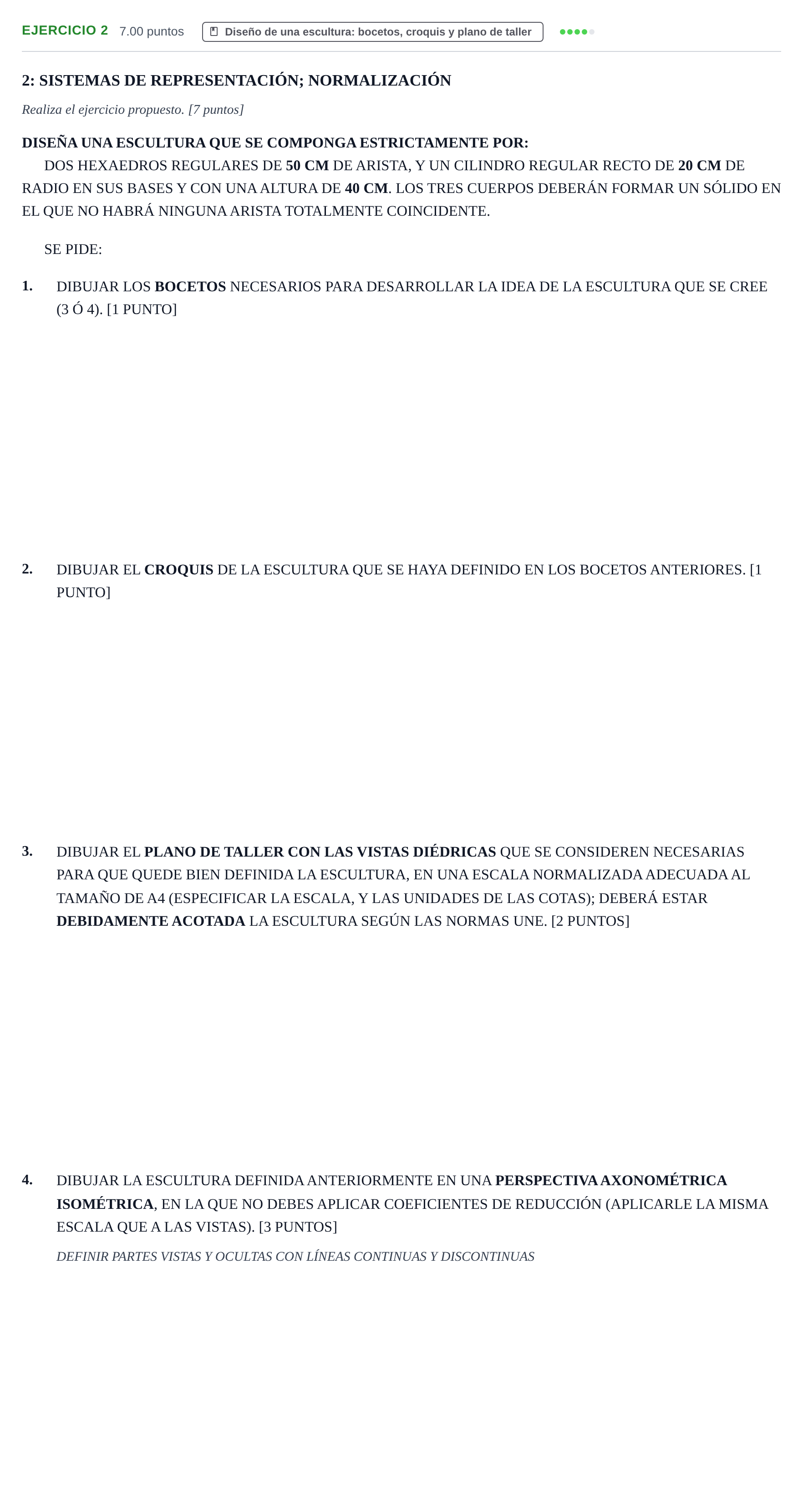 Enunciado: Problema 2 · Dibujo Técnico Aplicado a las Artes Plásticas y al Diseño PAU Navarra Ordinaria 2025