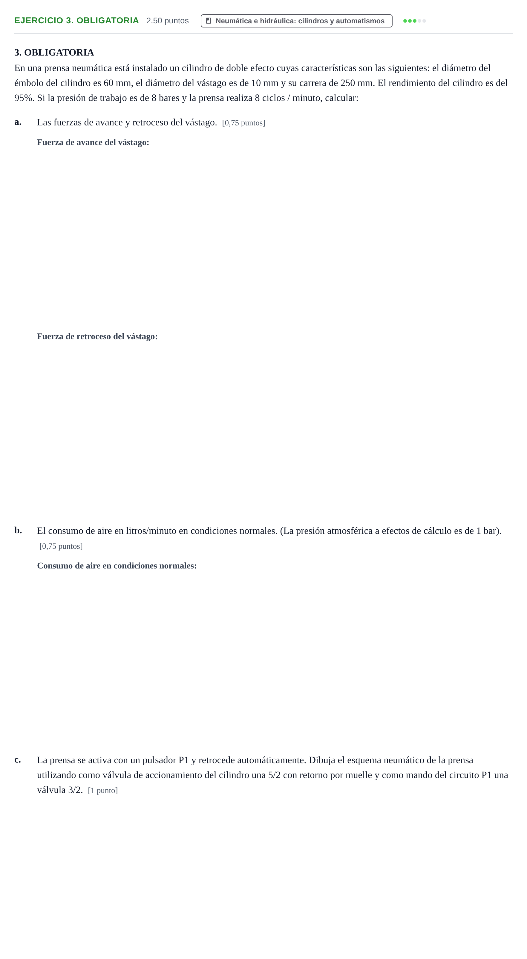 Enunciado: Ejercicio 3. OBLIGATORIA · Tecnología e Ingeniería II PAU Navarra Ordinaria 2025