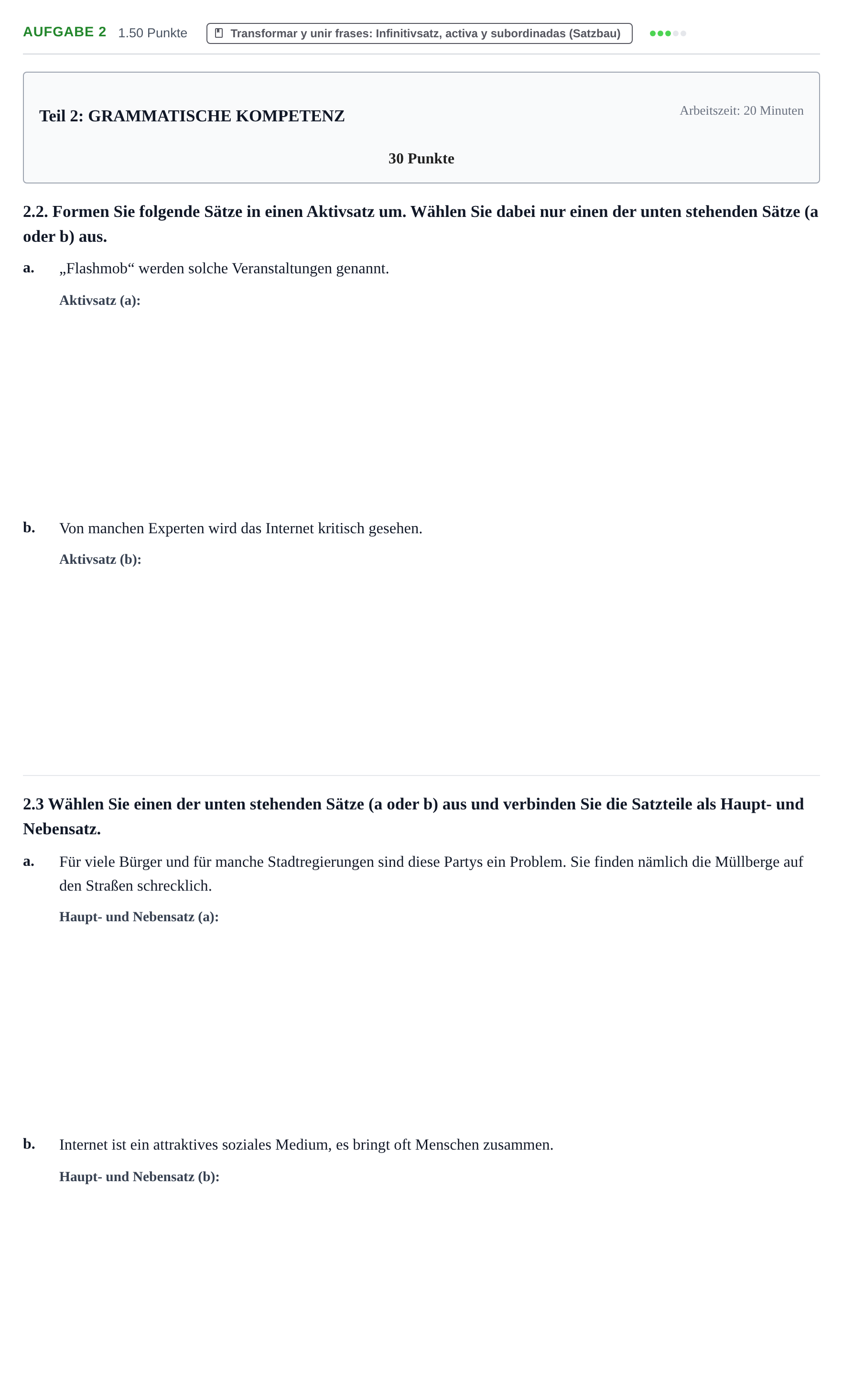 Enunciado: Problema 2 · Alemán PAU Murcia Ordinaria 2025
