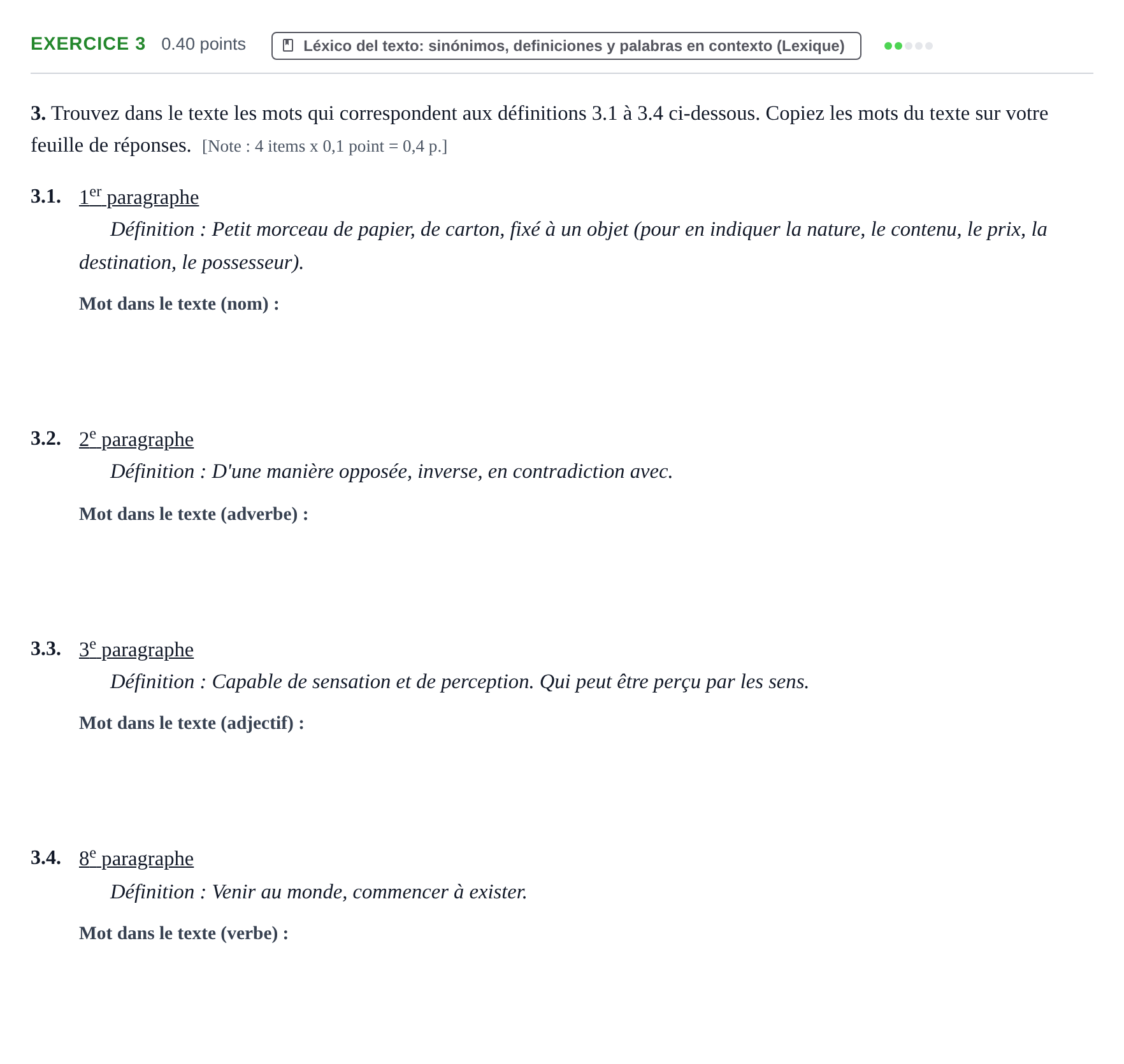 Enunciado: Problema 3 · Francés PAU Murcia Ordinaria 2025