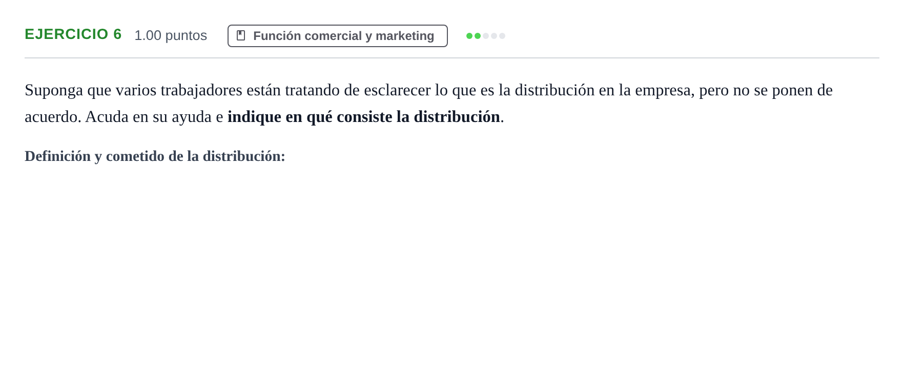 Enunciado: Problema 6 · Empresa y Diseño de Modelos de Negocio PAU Murcia Ordinaria 2025