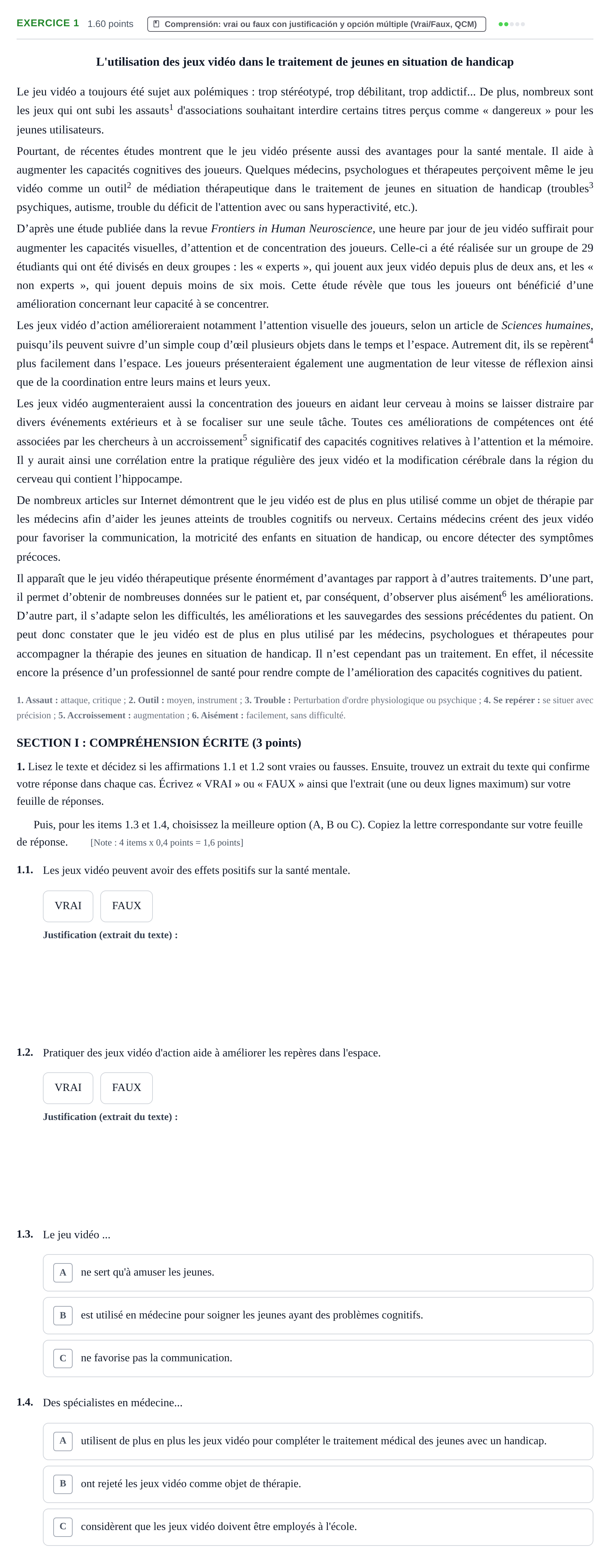 Enunciado: Problema 1 · Francés PAU Murcia Extraordinaria 2025