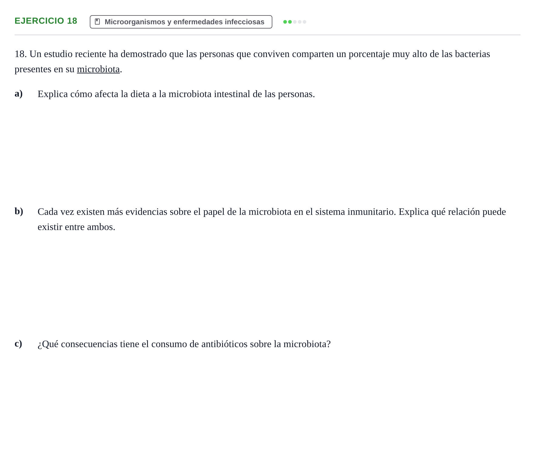 Enunciado: Problema 18 · Biología PAU Navarra Ordinaria 2024