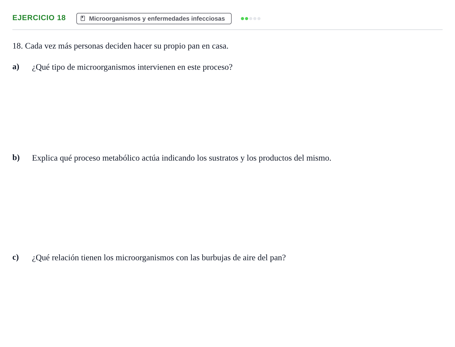 Enunciado: Problema 18 · Biología PAU Navarra Extraordinaria 2024