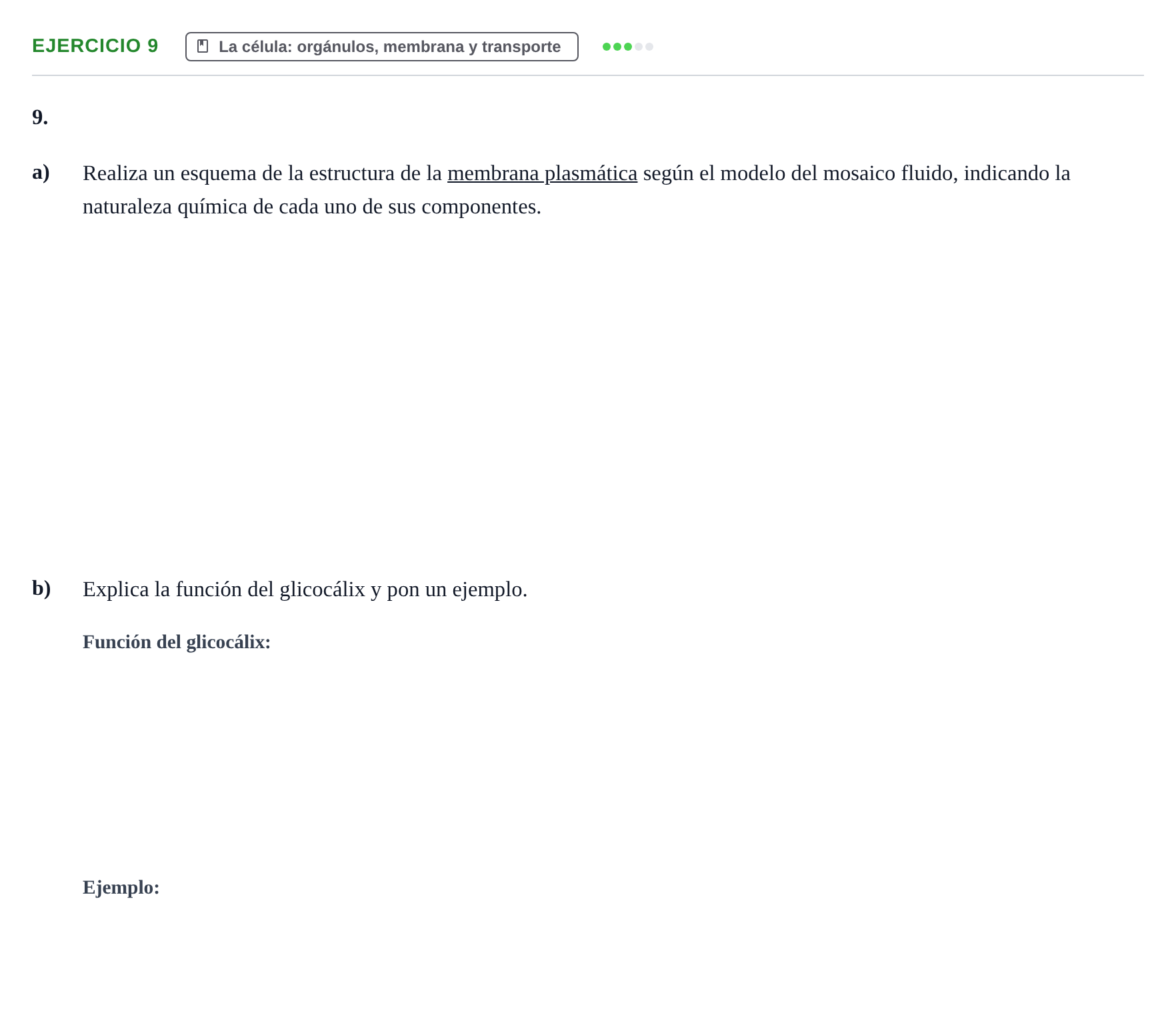 Enunciado: Problema 9 · Biología PAU Navarra Extraordinaria 2024