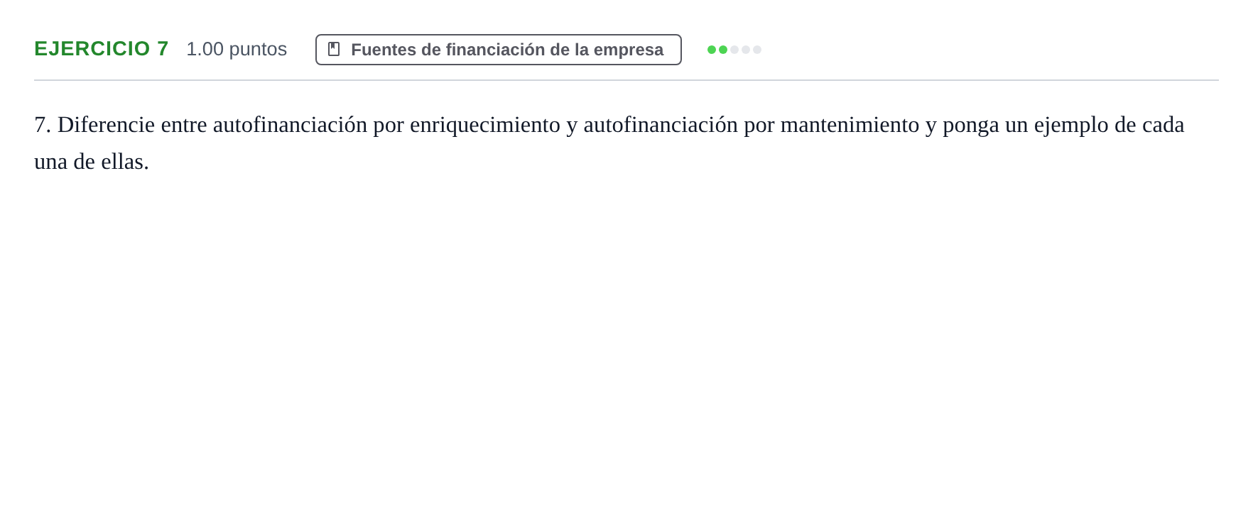 Enunciado: Problema 7 · Empresa y Diseño de Modelos de Negocio PAU Navarra Extraordinaria 2024