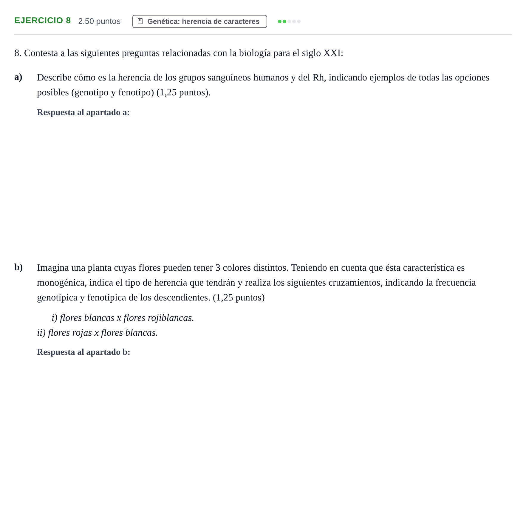 Enunciado: Problema 8 · Ciencias Generales PAU Navarra Ordinaria 2024