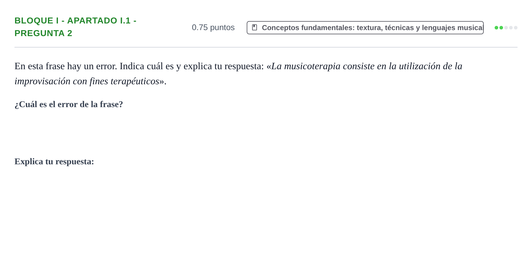 Enunciado: Bloque I - Apartado I.1 - Pregunta 2 · Análisis Musical II PAU Murcia Ordinaria 2025