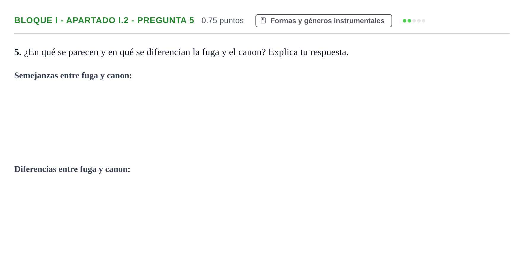 Enunciado: Bloque I - Apartado I.2 - Pregunta 5 · Análisis Musical II PAU Murcia Ordinaria 2025