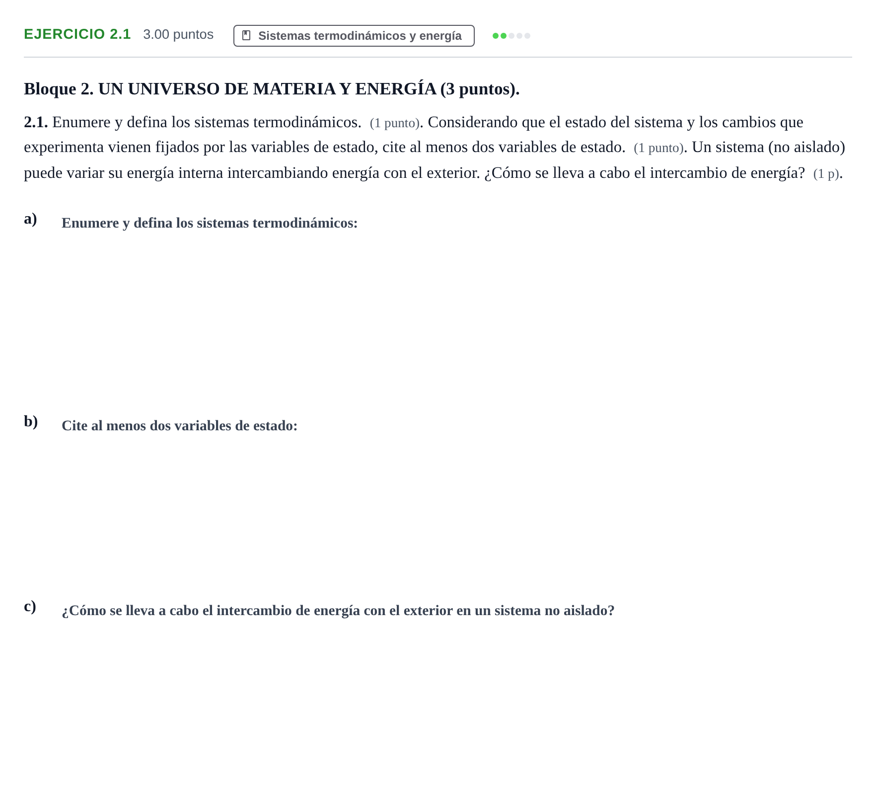 Enunciado: Ejercicio 2.1 · Ciencias Generales PAU Murcia Ordinaria 2025