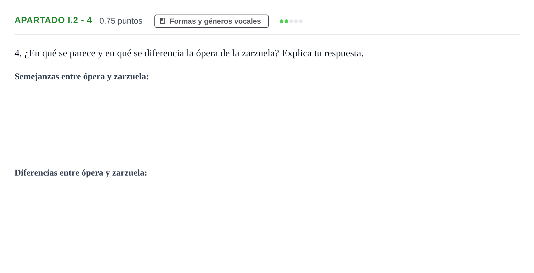 Enunciado: Apartado I.2 - 4 · Análisis Musical II PAU Murcia Extraordinaria 2025