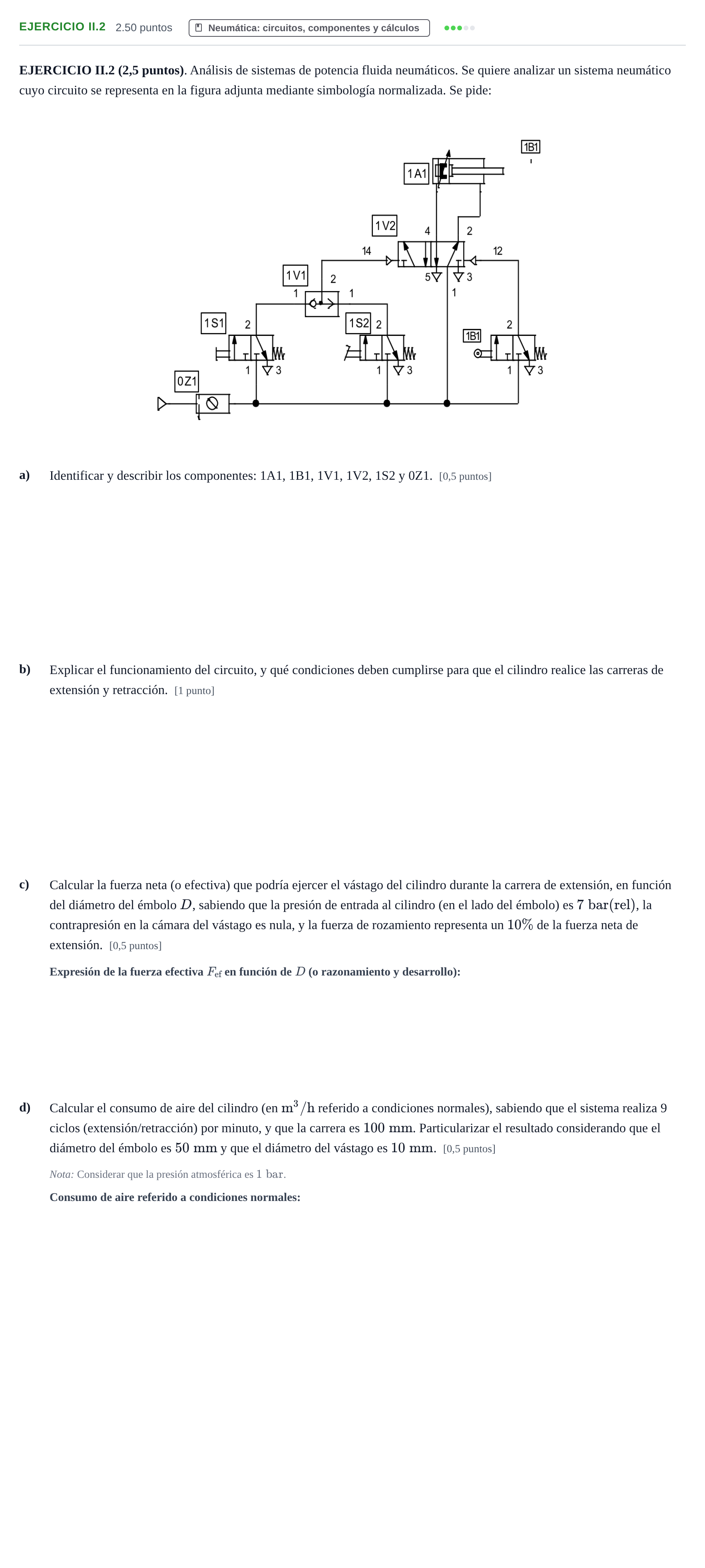 Enunciado: EJERCICIO II.2 · Tecnología e Ingeniería II PAU Murcia Ordinaria 2025