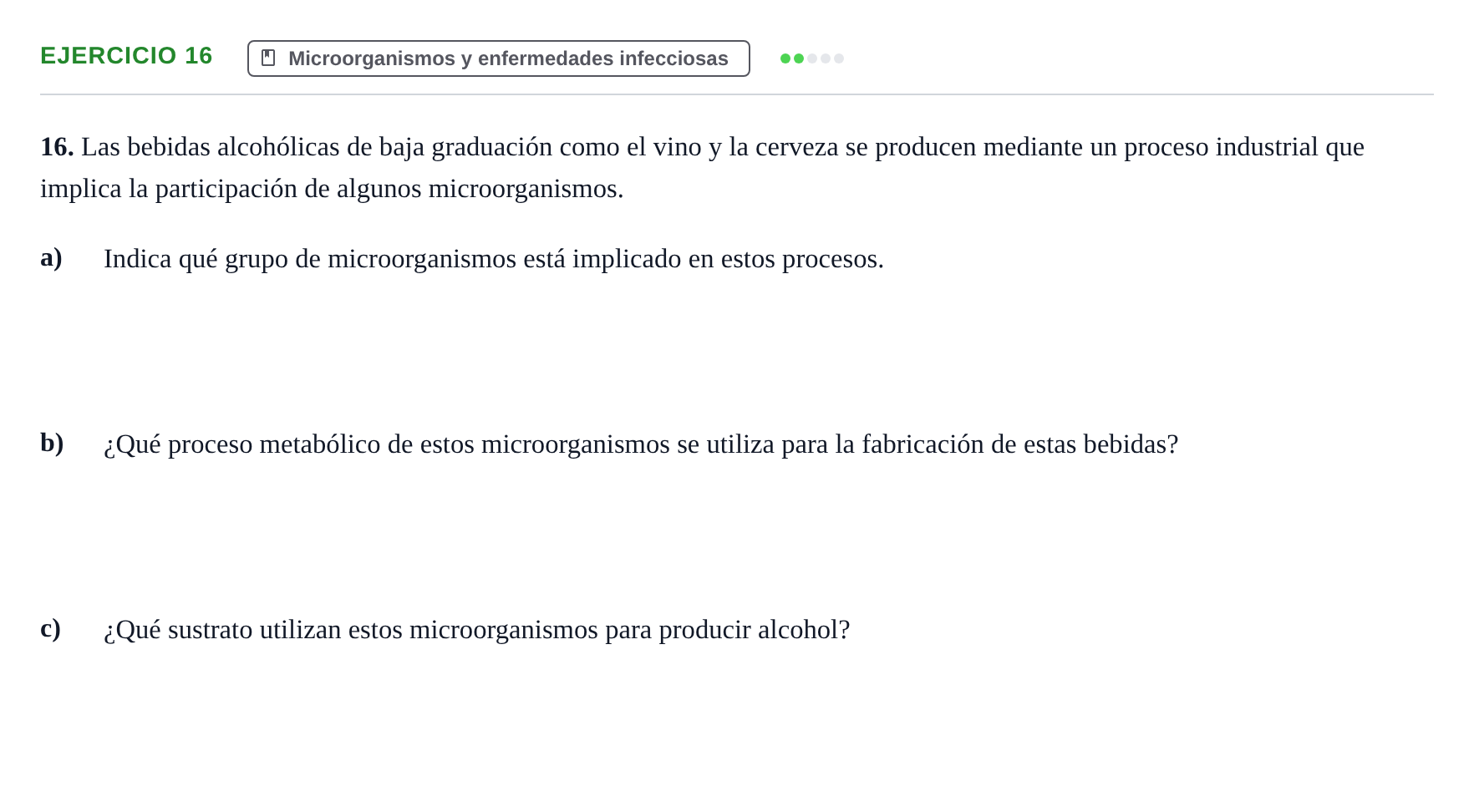Enunciado: Problema 16 · Biología PAU Navarra Ordinaria 2023
