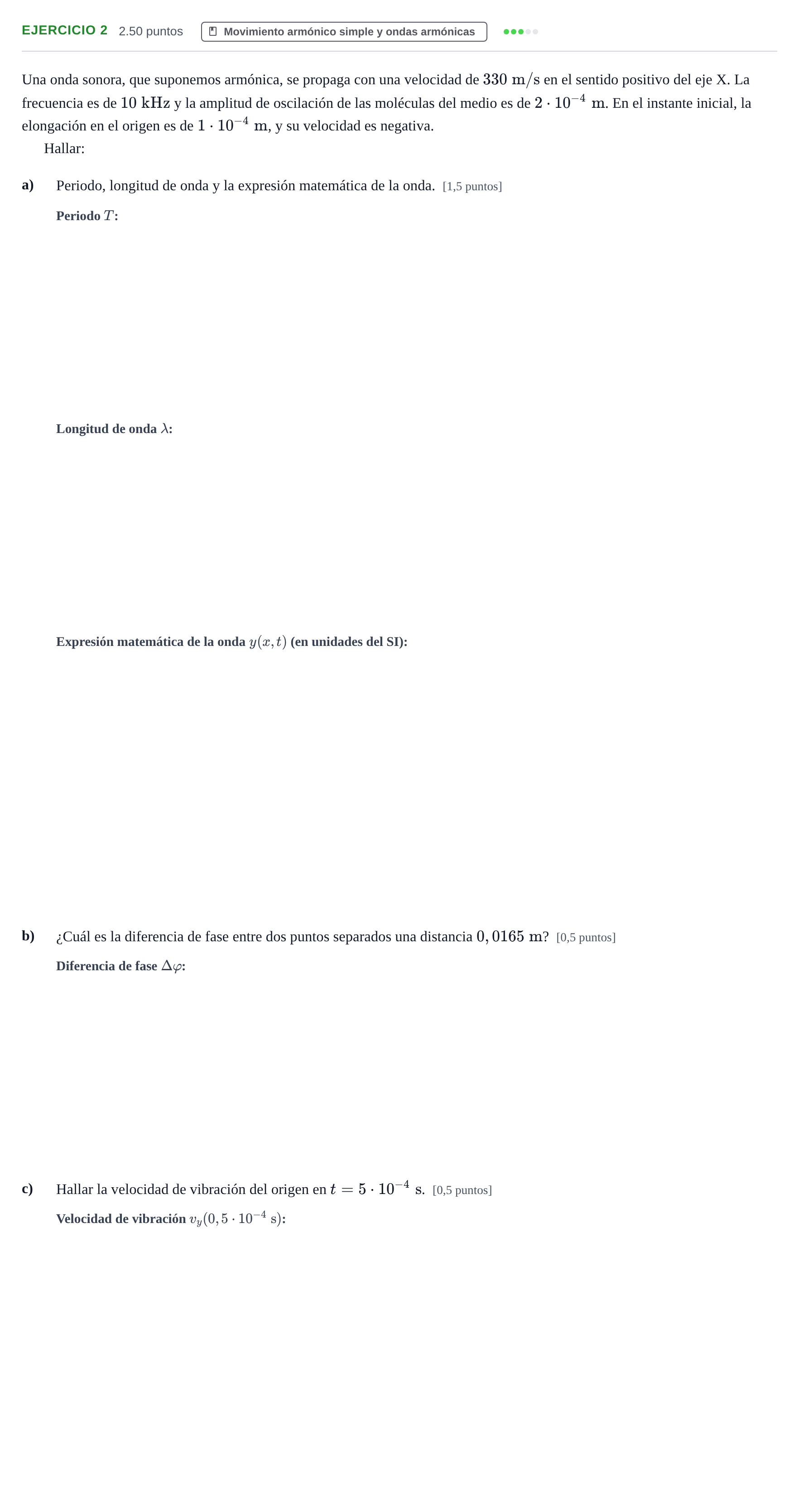 Enunciado: Problema 2 · Física PAU Navarra Ordinaria 2023