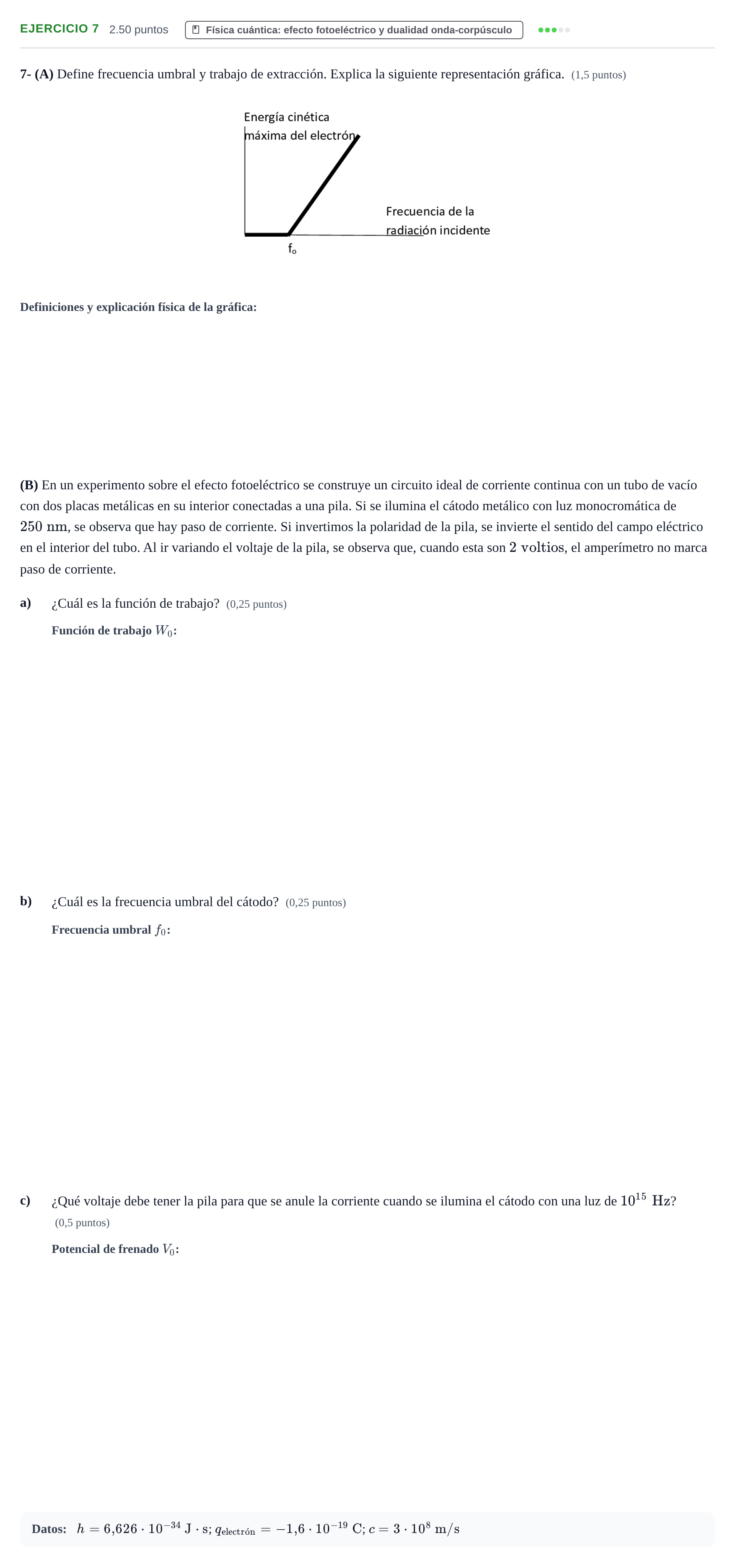 Enunciado: Problema 7 · Física PAU Navarra Ordinaria 2023