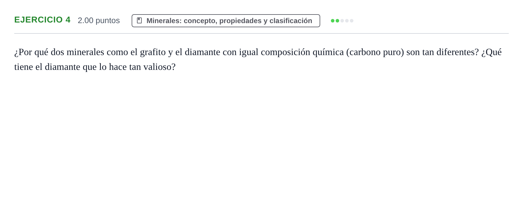 Enunciado: Problema 4 · Geología y Ciencias Ambientales PAU Navarra Ordinaria 2023