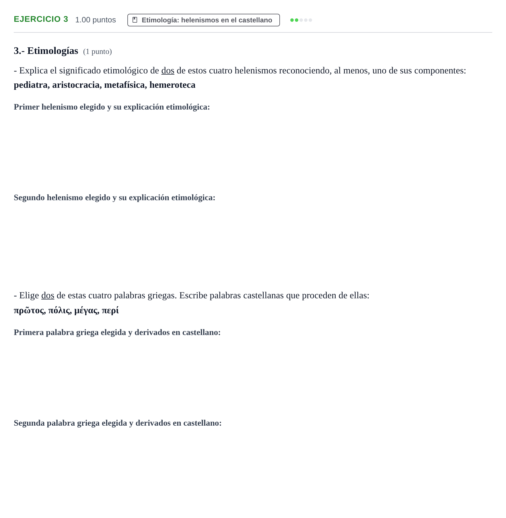Enunciado: Problema 3 · Griego II PAU Navarra Ordinaria 2023