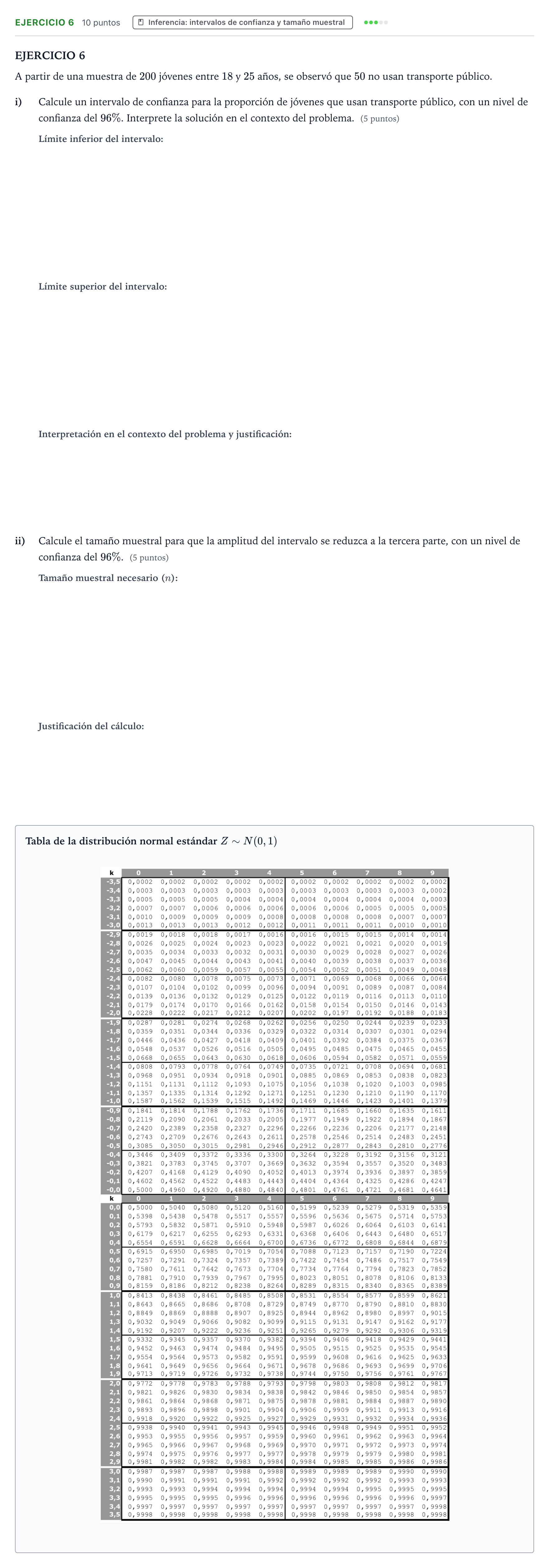 Enunciado: EJERCICIO 6 · Matemáticas aplicadas a las Ciencias Sociales II PAU Navarra Ordinaria 2023