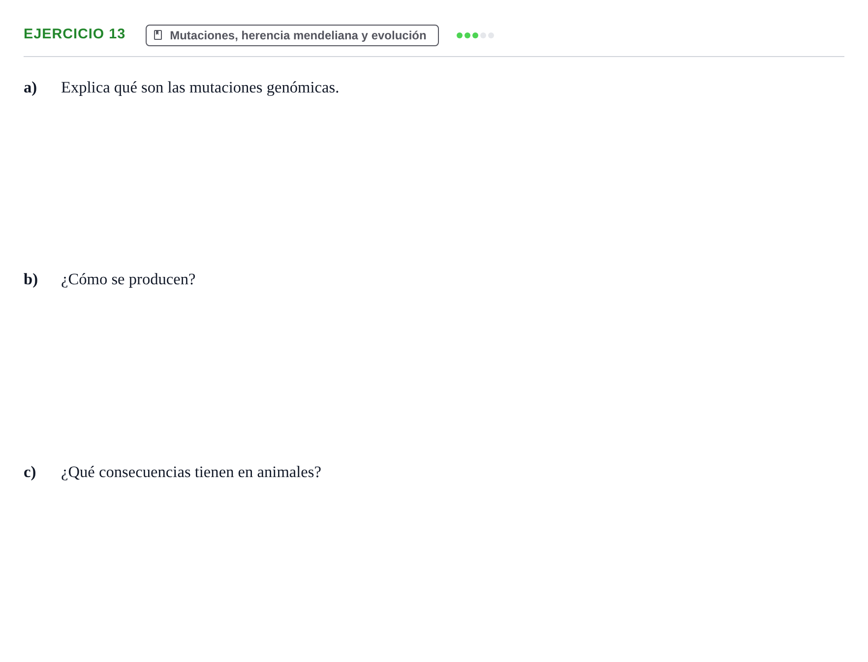 Enunciado: Problema 13 · Biología PAU Navarra Extraordinaria 2023