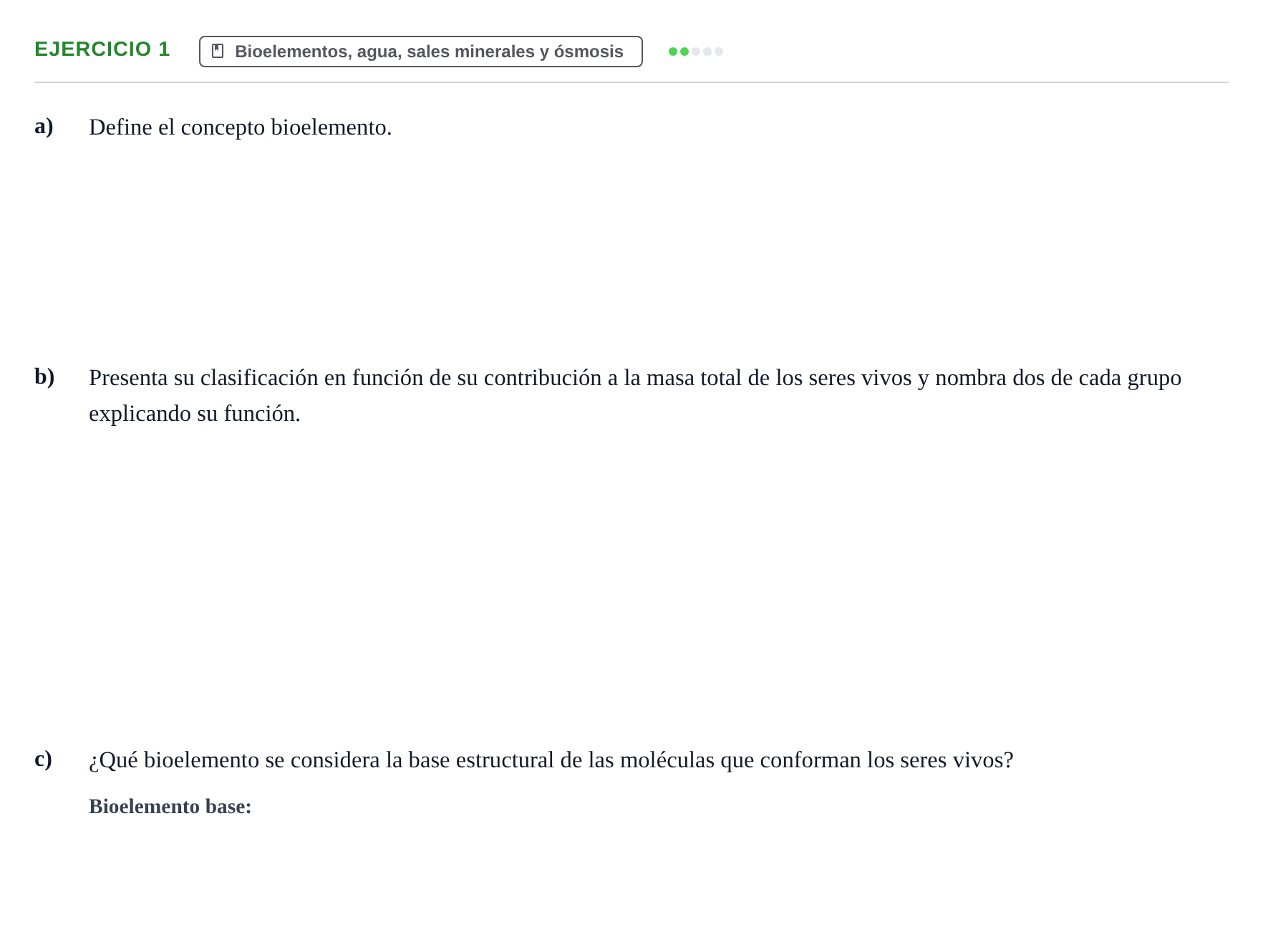 Enunciado: Problema 1 · Biología PAU Navarra Extraordinaria 2023