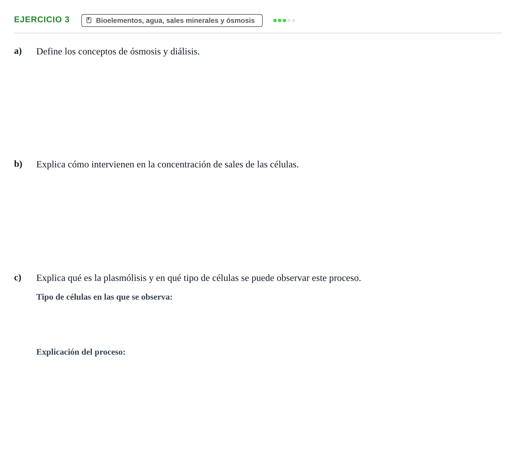 Enunciado: Problema 3 · Biología PAU Navarra Extraordinaria 2023