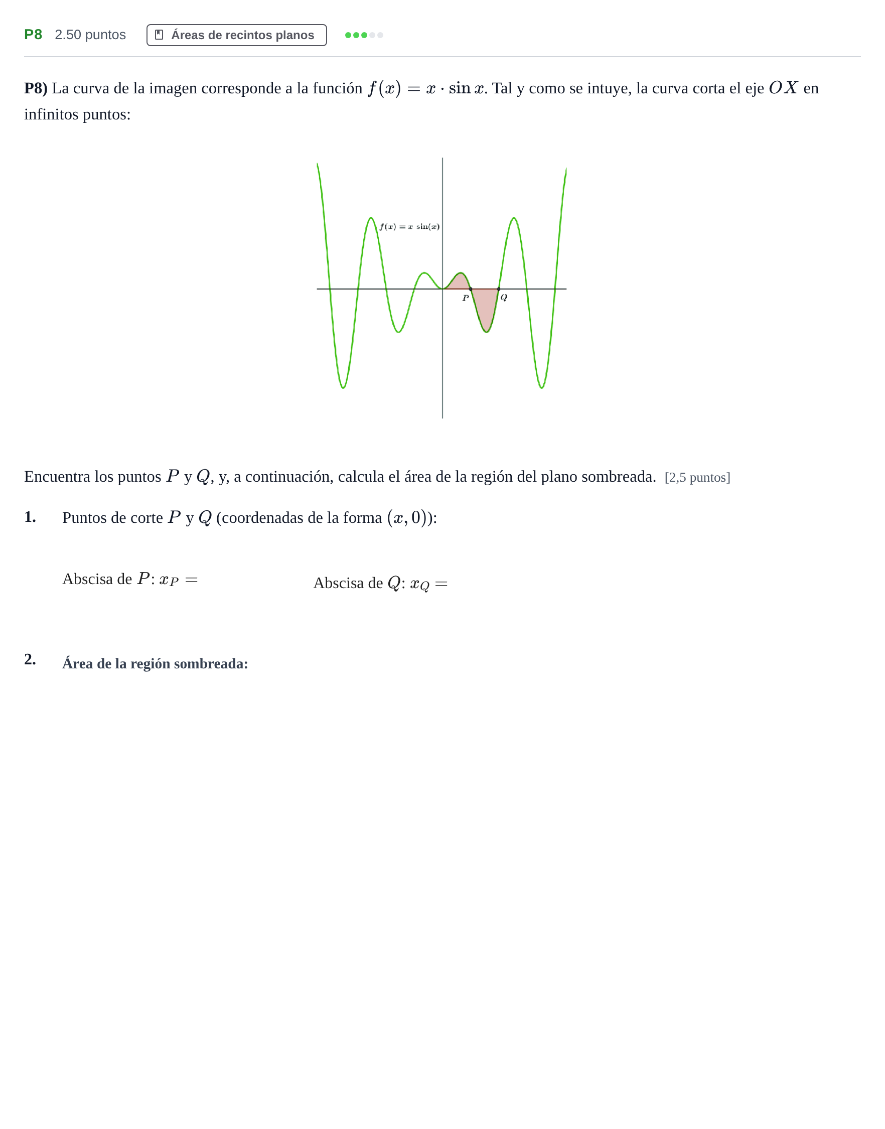Enunciado: Ejercicio P8 · Matemáticas II PAU Navarra Extraordinaria 2023