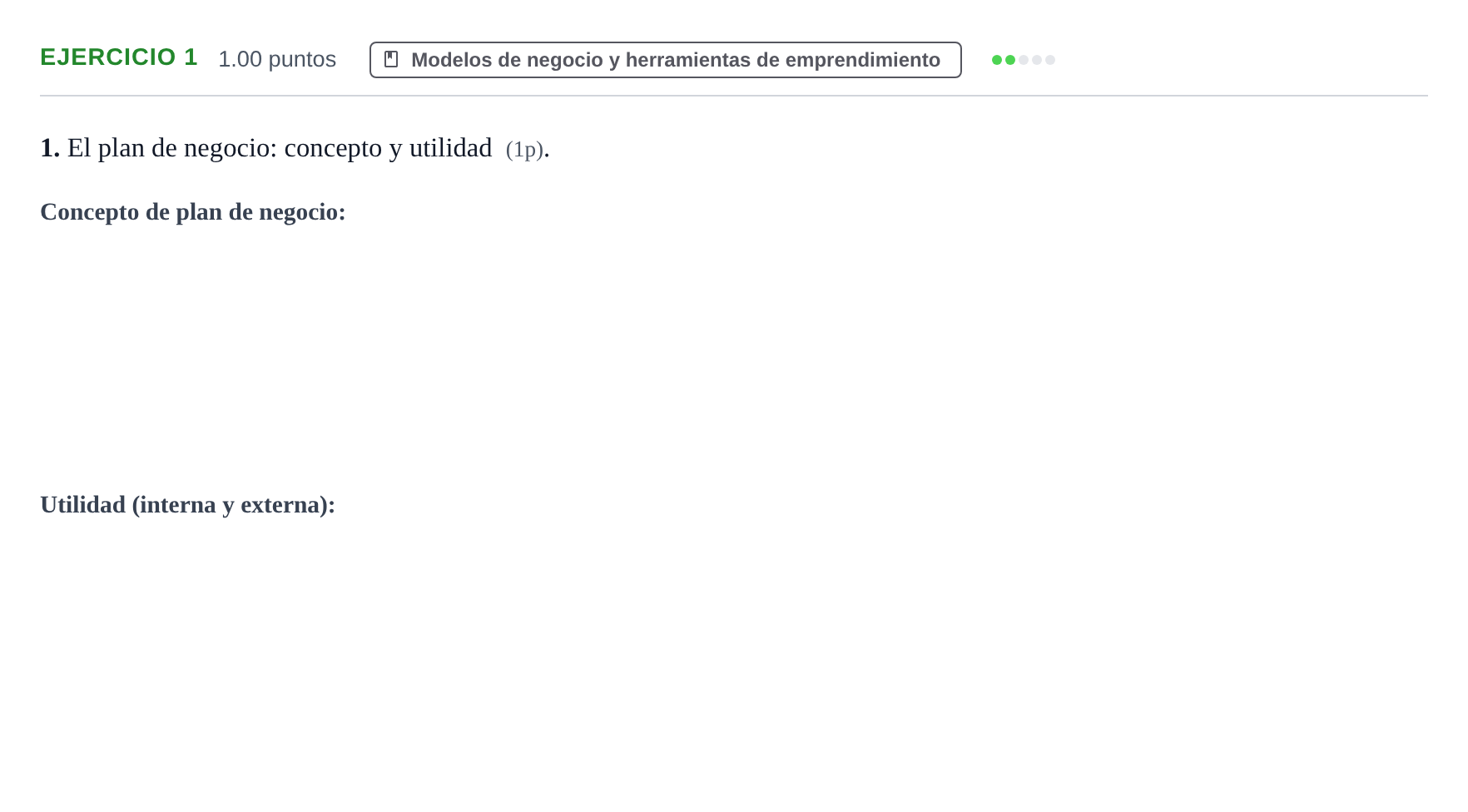 Enunciado: Problema 1 · Empresa y Diseño de Modelos de Negocio PAU Murcia Ordinaria 2024