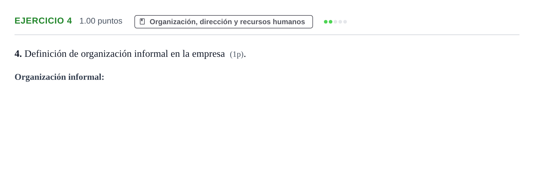Enunciado: Problema 4 · Empresa y Diseño de Modelos de Negocio PAU Murcia Ordinaria 2024